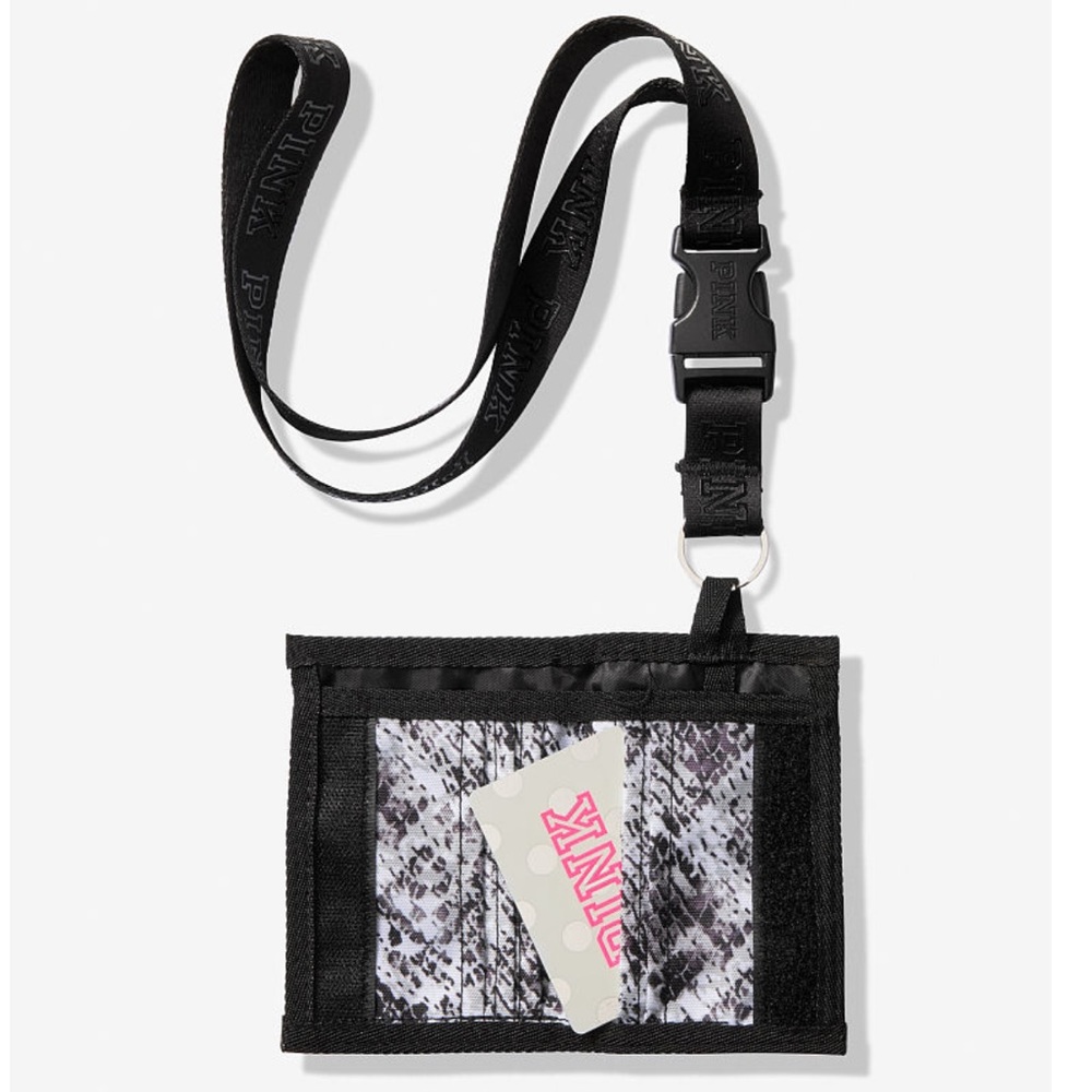 PINK Mesh Pocket Lanyard🌛
